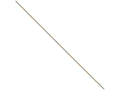 Chisel White and Yellow Rhodium over Brass 1mm 2 color plated Snake Chain Necklace - 18 inches