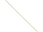 Chisel Yellow Rhodium over Brass 1.5mm Plated Ball Chain Necklace - 16 inches