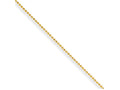 Chisel Yellow Rhodium Over Brass 1.50mm Plated Ball Chain Necklace