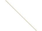 Chisel Yellow Rhodium over Brass 1.5mm Plated Ball Chain Necklace - 20 inches