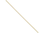 Chisel Yellow Rhodium over Brass 2mm Plated Ball Chain Necklace - 16 inches