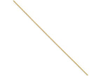 Chisel Yellow Rhodium over Brass 2mm Plated Ball Chain Necklace - 20 inches