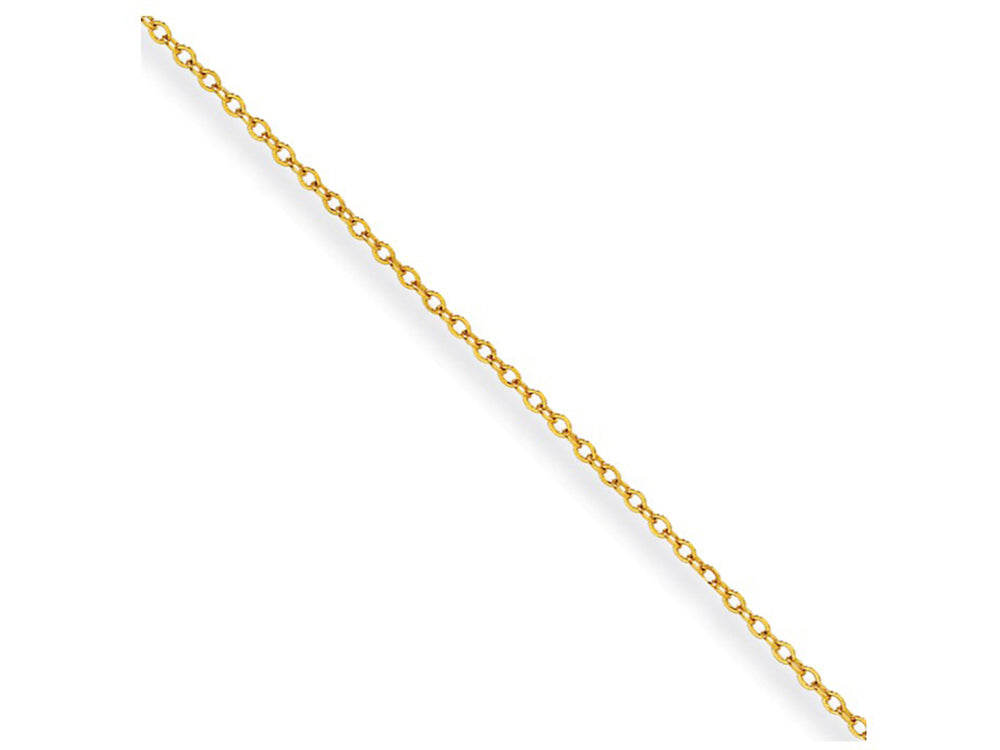 Chisel Yellow Rhodium Over Brass 1.70mm Plated Fancy Chain Necklace