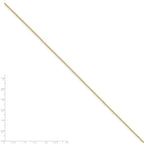 Chisel Yellow Rhodium over Brass 1.70mm Plated Fancy Chain Necklace - 20 inches