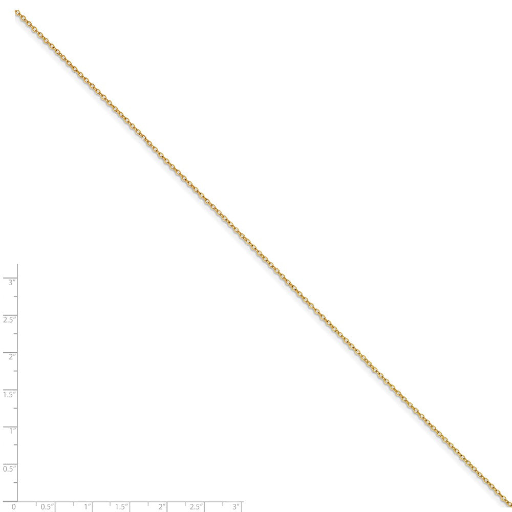Chisel Yellow Rhodium over Brass 1.70mm Plated Fancy Chain Necklace - 20 inches