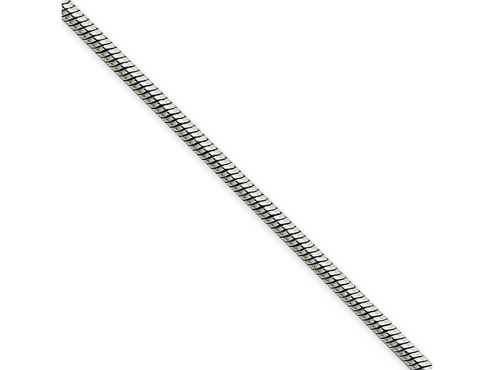 Chisel Stainless Steel 2mm Snake Chain Necklace - 18 inches
