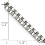 Chisel Stainless Steel 4mm Box Chain Necklace - 20 inches