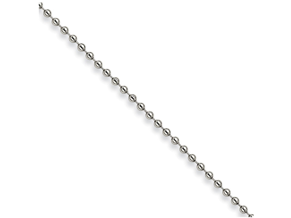 Chisel Stainless Steel 3.0mm 30in Ball Chain Necklace