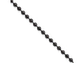 Chisel Stainless Steel 3.0mm Ip Black-plated 30in Ball Chain Necklace