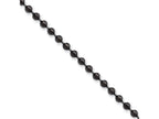 Chisel Stainless Steel 3.0mm Ip Black-plated 30in Ball Chain Necklace