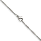 Chisel Stainless Steel Polished 20in 1.80mm Fancy Link Chain Necklace