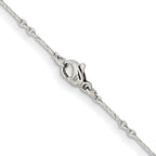 Chisel Stainless Steel Polished 20in 1.80mm Fancy Link Chain Necklace