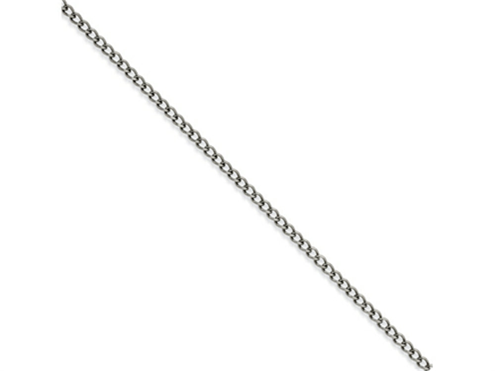 Chisel Stainless Steel 6mm Curb Chain Necklace - 22 inches