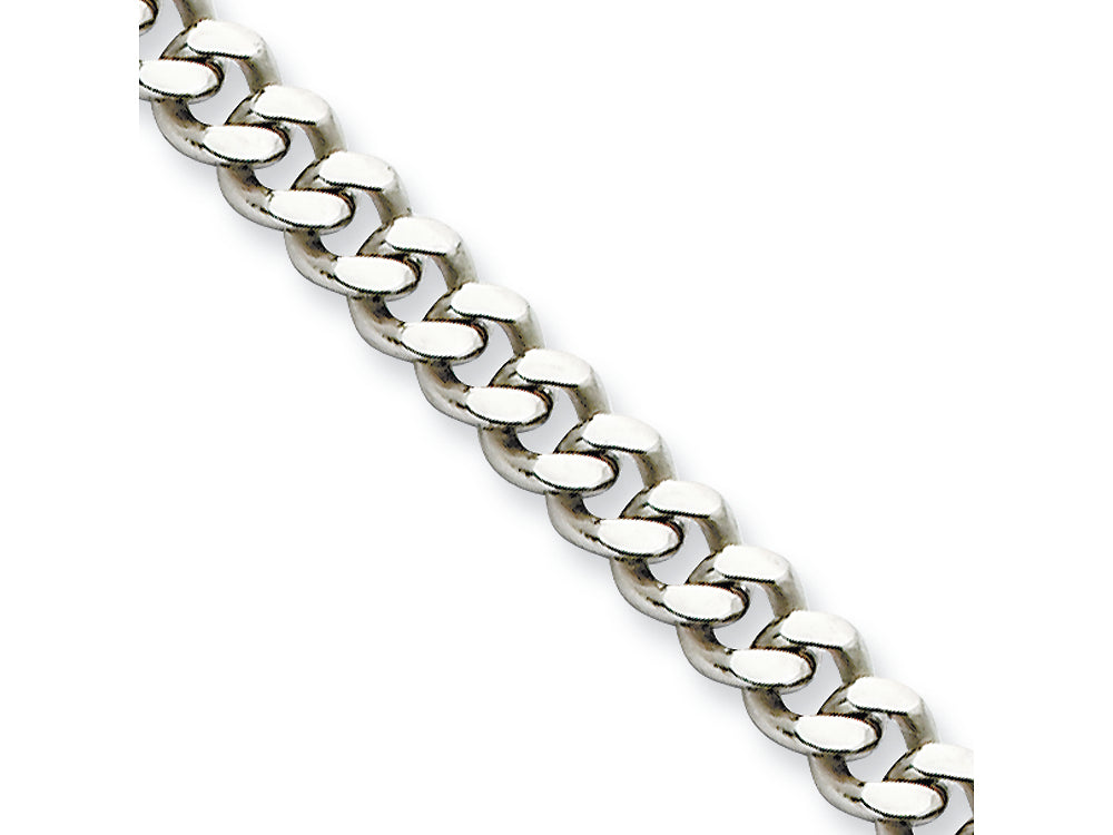 Chisel Stainless Steel 6mm Curb Chain Necklace - 20 inches