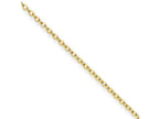 Chisel Stainless Steel Gold Ip Plated 2.30mm 22in Cable Chain Necklace