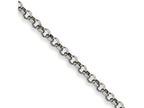 Chisel Stainless Steel 6mm Rolo Chain Necklace - 18 inches
