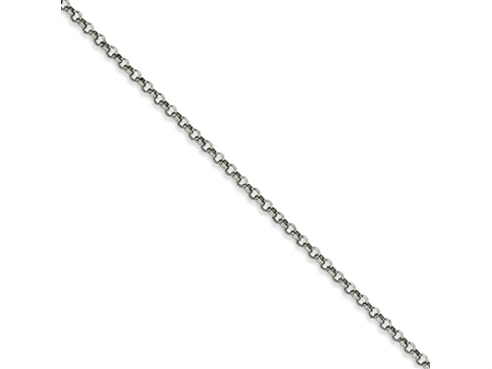 Chisel Stainless Steel 6mm Rolo Chain Bracelet - 7.5 inches