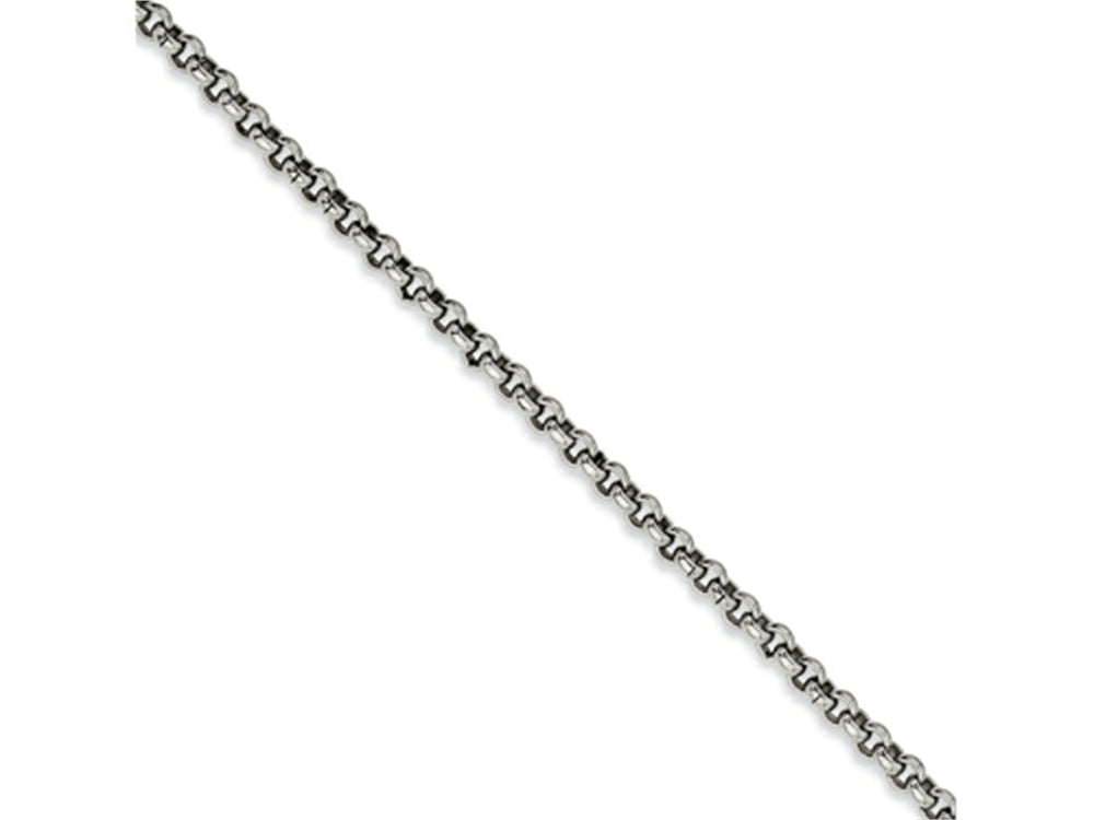 Chisel Stainless Steel 8mm Rolo Chain Necklace - 24 inches