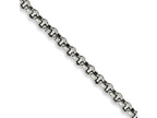 Chisel Stainless Steel 8mm Rolo Chain Necklace - 18 inches