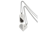 Chisel Stainless Steel Dog Tag Heart Convertible Pendant Necklace - 22 inches