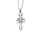 Chisel Stainless Steel Dagger Necklace - 24 inches