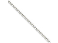 Chisel Stainless Steel 3.4mm 24in Cable Chain Necklace