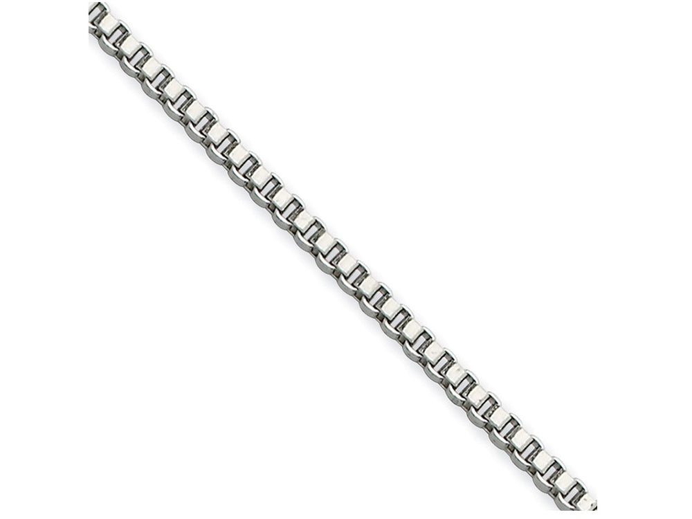 Chisel Stainless Steel 2.0mm 24in Box Chain Necklace