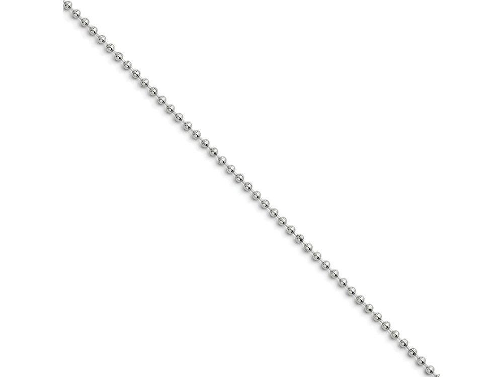 Chisel Stainless Steel 2.4mm 30in Ball Chain Necklace