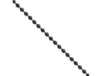 Chisel Stainless Steel 2.4mm Ip Black-plated 20in Ball Chain Necklace