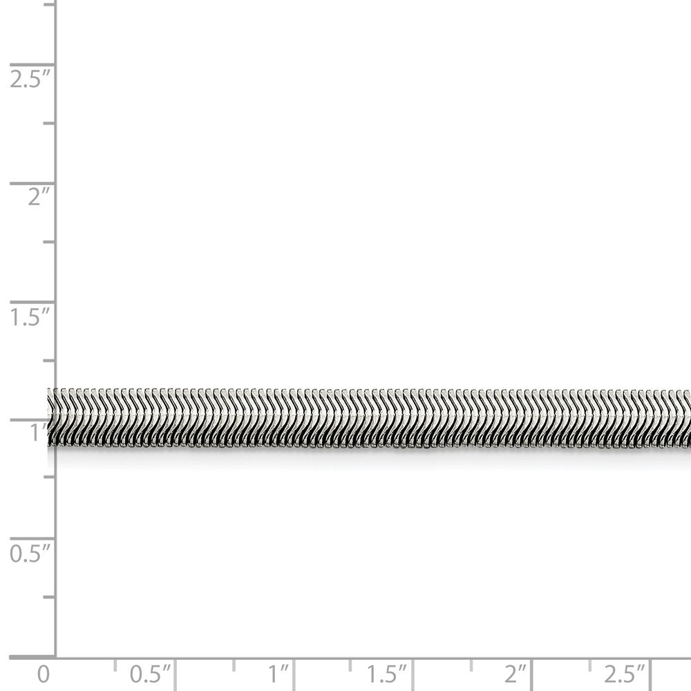 Chisel Stainless Steel 5.20mm 20in Flat Snake Chain Necklace