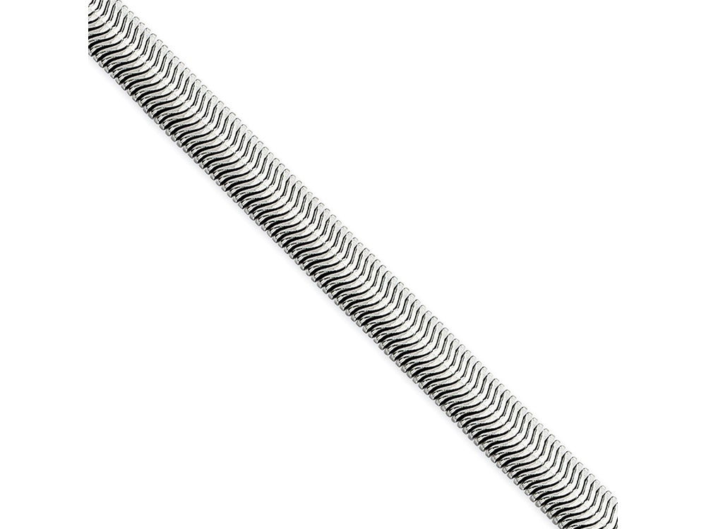 Chisel Stainless Steel 5.20mm 24in Flat Snake Chain Necklace