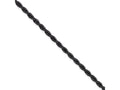 Chisel Stainless Steel Ip Black-plated 2.3mm 30in Rope Chain Necklace