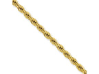 Chisel Stainless Steel Ip Gold-plated 4.0mm 24in Rope Chain Necklace