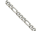 Chisel Stainless Steel 6.30mm 22in Figaro Chain Necklace