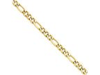 Chisel Stainless Steel Ip Yellow-plated 6.30mm 20in Figaro Chain Necklace