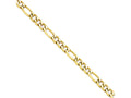Chisel Stainless Steel Ip Yellow-plated 6.30mm 22in Figaro Chain Necklace
