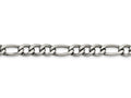 Chisel Stainless Steel 8.4mm 24in Figaro Chain Necklace
