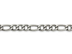 Chisel Stainless Steel 8.4mm 24in Figaro Chain Necklace
