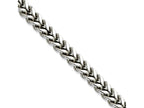 Chisel Stainless Steel 6.75mm 22in Franco Chain Necklace