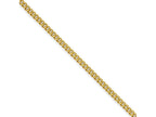 Chisel Stainless Steel Ip Gold-plated 2.25mm 18in Round Curb Chain Necklace