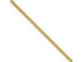 Chisel Stainless Steel Ip Gold-plated 2.25mm 24in Round Curb Chain Necklace