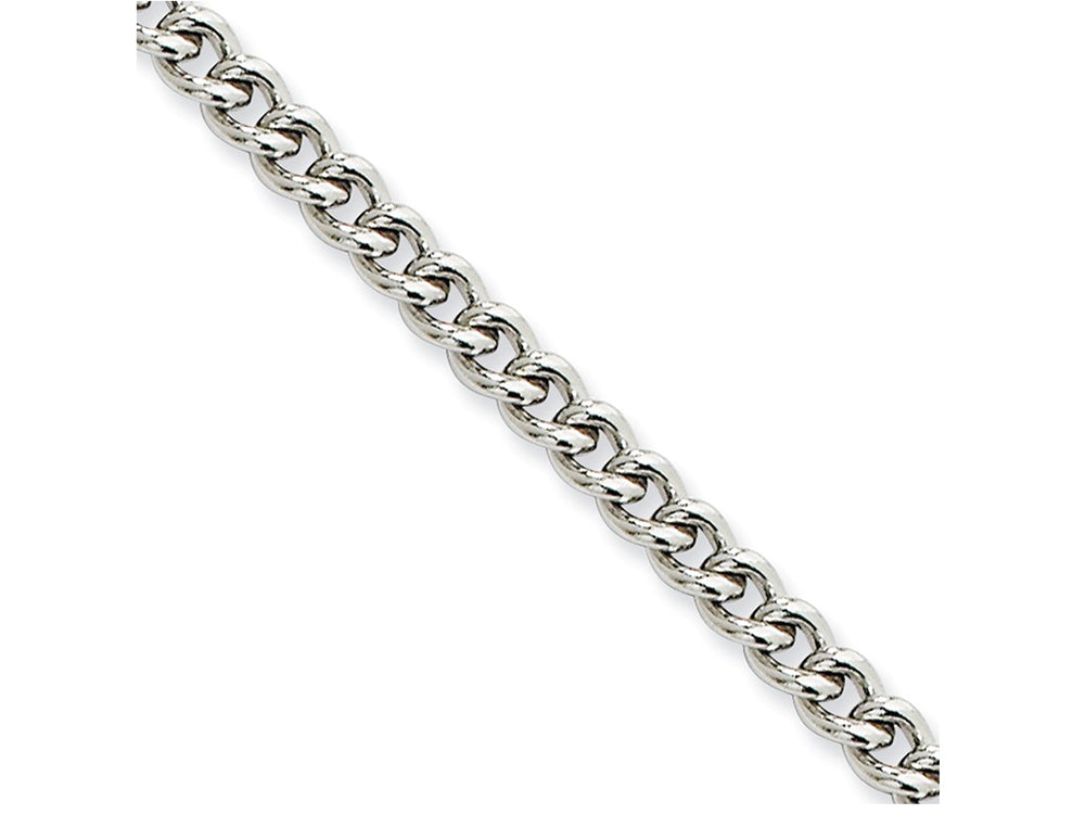 Chisel Stainless Steel 4.0mm 30in Round Curb Chain Necklace