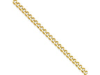 Chisel Stainless Steel Ip Gold-plated 3.0mm 24in Curb Chain Necklace