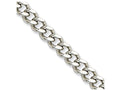 Chisel Stainless Steel 6.75mm 22in Curb Chain Necklace