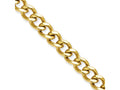 Chisel Stainless Steel Ip Gold-plated 7.5mm 8in Curb Chain Bracelet