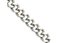 Chisel Stainless Steel 13.75mm 8.5in Curb Chain Bracelet