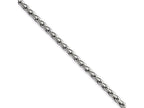 Chisel Stainless Steel 3.5mm Wheat 24in Chain Necklace