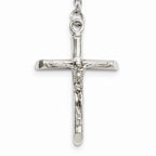 Chisel Stainless Steel 6mm Bead Rosary Necklace