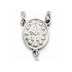 Chisel Stainless Steel 6mm Bead Rosary Necklace