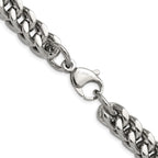 Chisel Stainless Steel Heavy Wheat 24in Necklace
